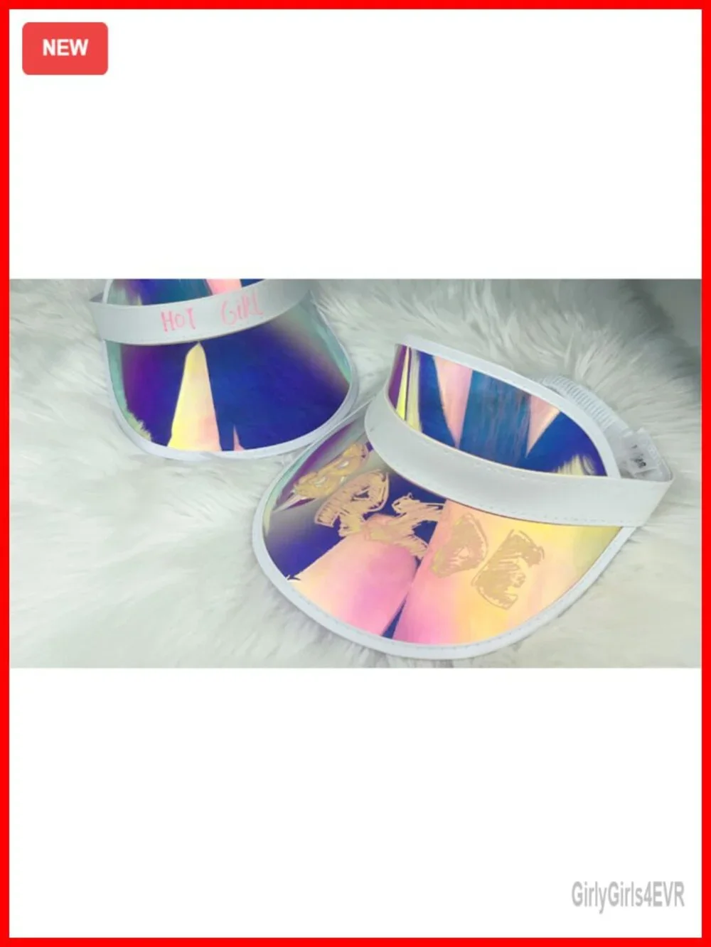 5 Pack Sun Visors Hats Women Plastic Retro Bachelorette Party Sports Beach Golf